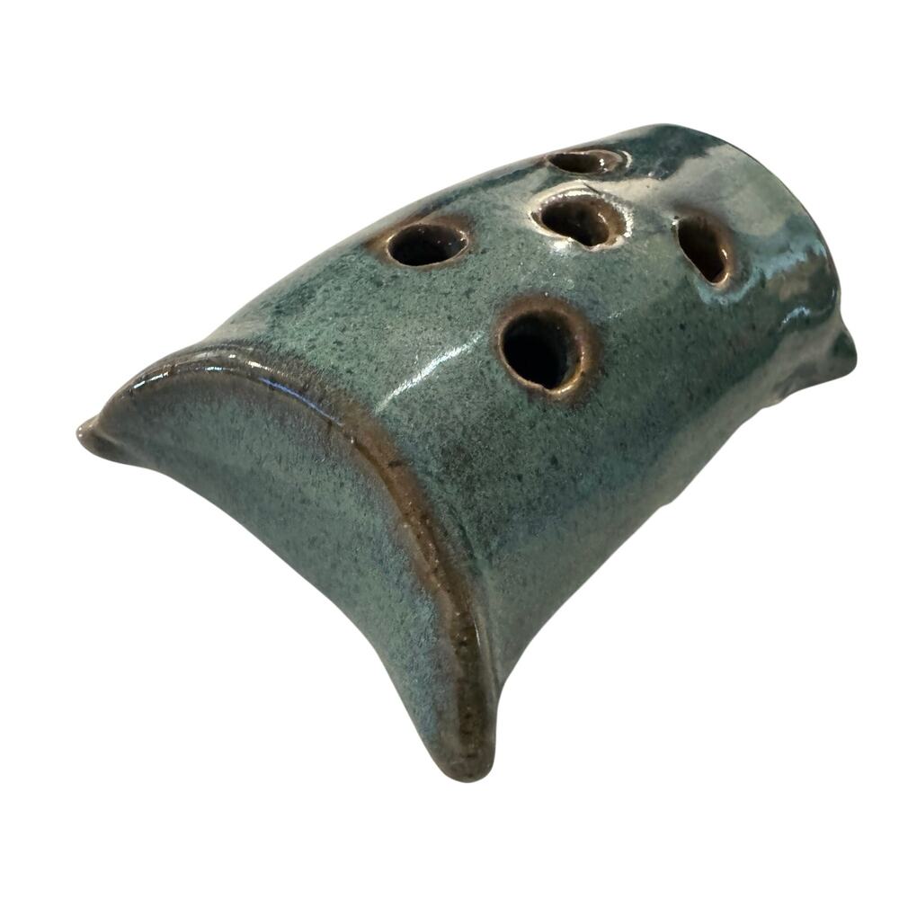 Pottery Pillow Bud Vase Ikebana